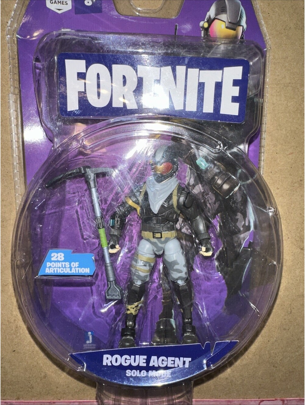 Fortnite Rogue Agent Solo Mode Action Figure 3020 Epic Games Harvest Snap Build